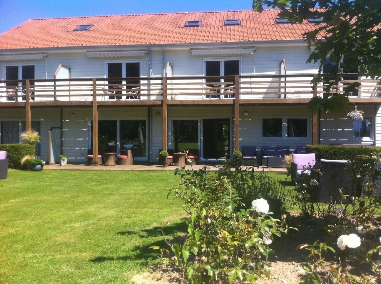 Les Jardins D'Ulysse, The Originals Relais Hotell Cucq Exteriör bild