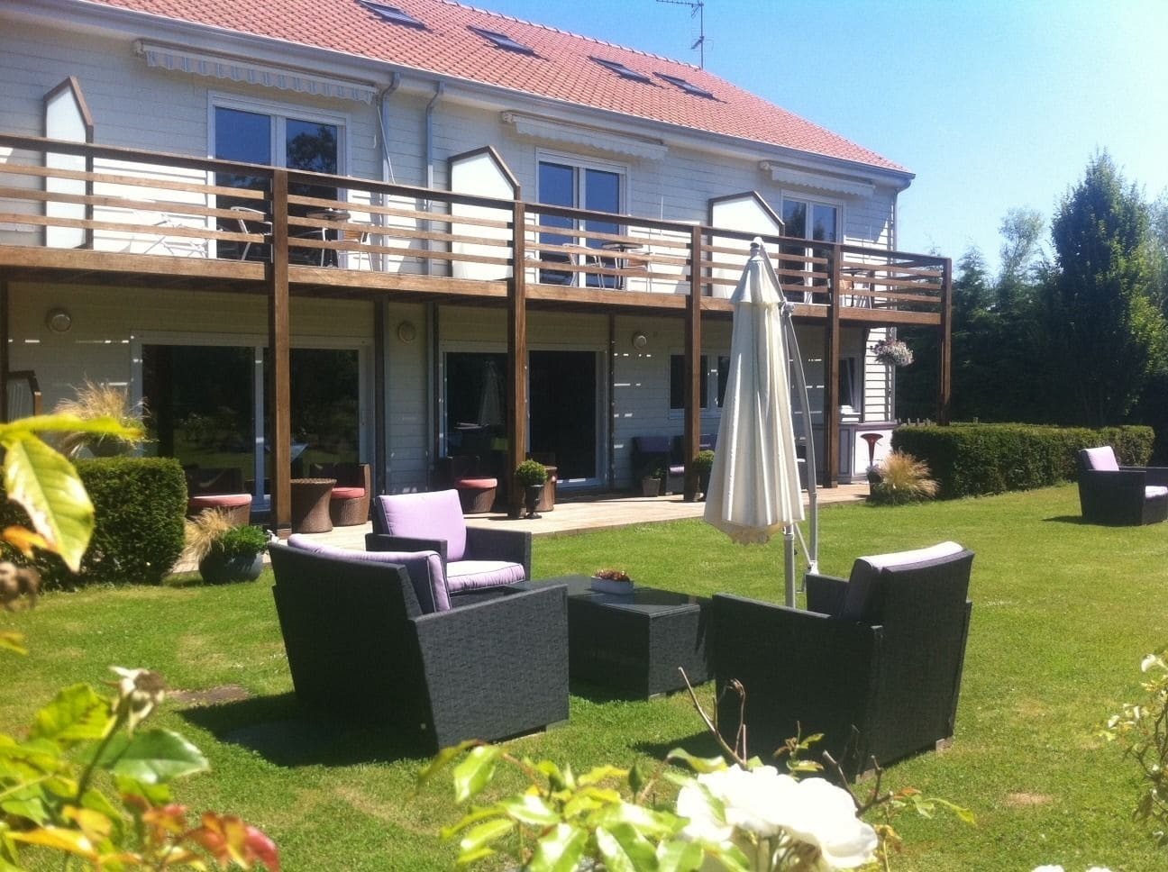 Les Jardins D'Ulysse, The Originals Relais Hotell Cucq Exteriör bild